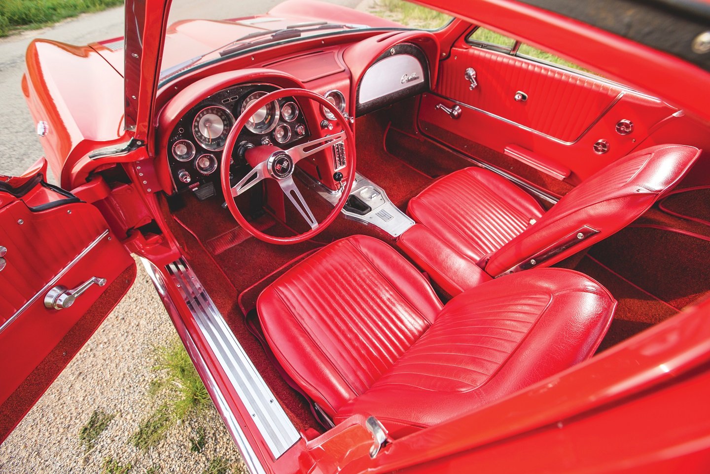 1963, Chevrolet, Chevy, Corvette, Stingray, L76,  c2 , Cars, Red, Coupe, Classic Wallpaper