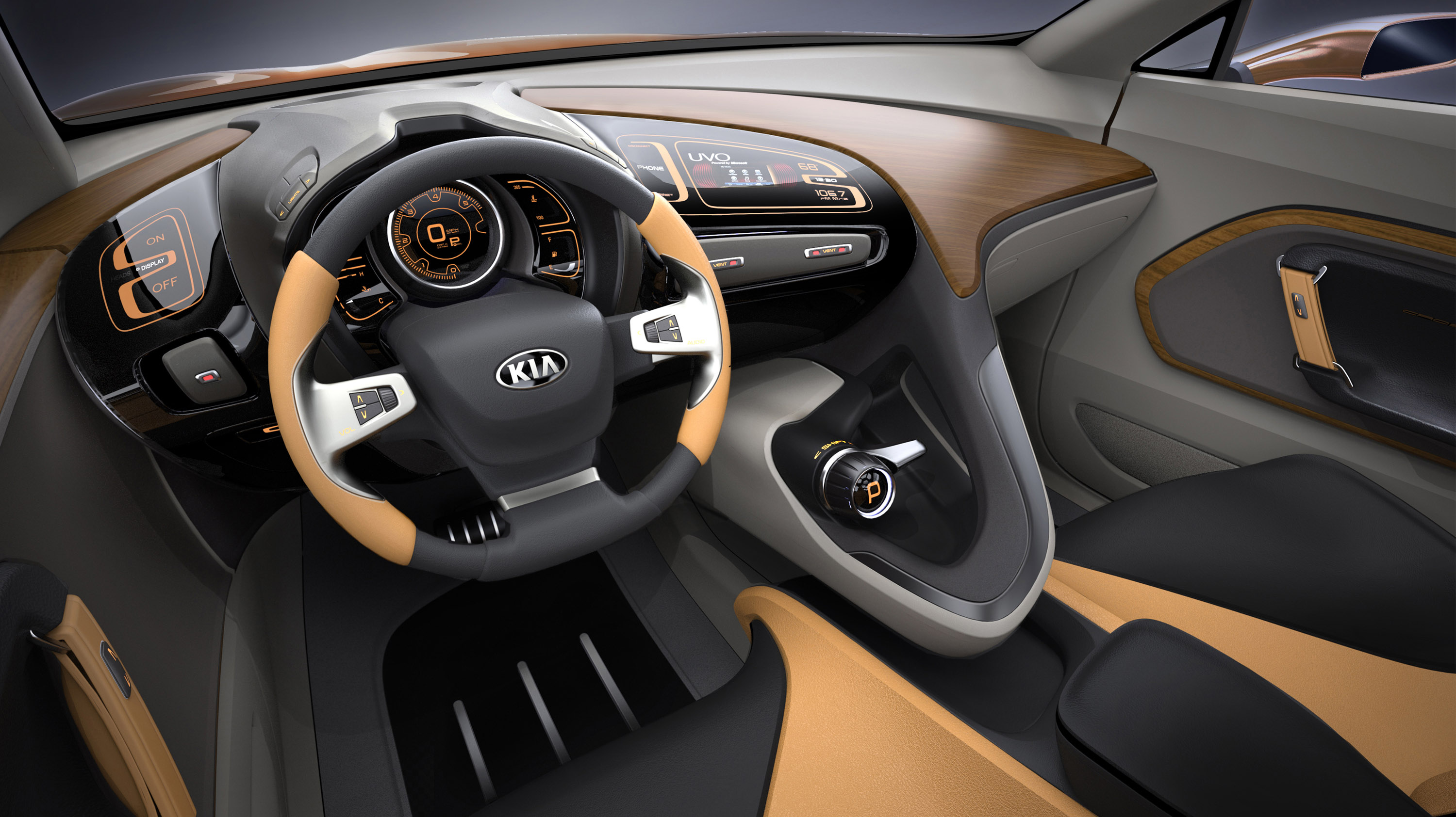 2013kia, Cross gt, Concept, Suv, Interior Wallpaper