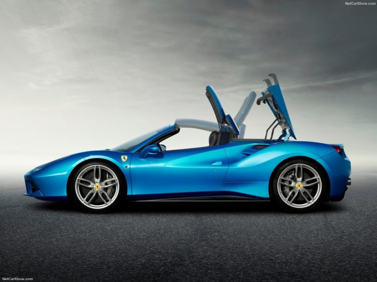2015, 488, Cars, Ferrari, Spider HD Wallpaper Desktop Background