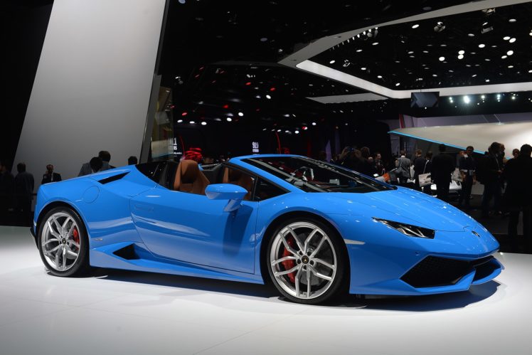 2017, Blue, Cars, Huracan, Lamborghini, Lp610 4, Spyder, Supercars HD Wallpaper Desktop Background