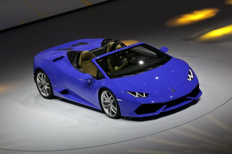 2017, Blue, Cars, Huracan, Lamborghini, Lp610 4, Spyder, Supercars HD Wallpaper Desktop Background