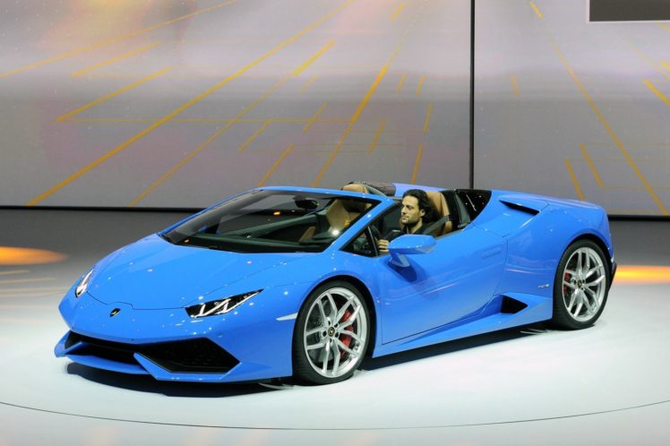2017, Blue, Cars, Huracan, Lamborghini, Lp610 4, Spyder, Supercars HD Wallpaper Desktop Background