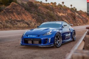 2009, Nissan, 370z, Coupe, Blue, Cars, Modified