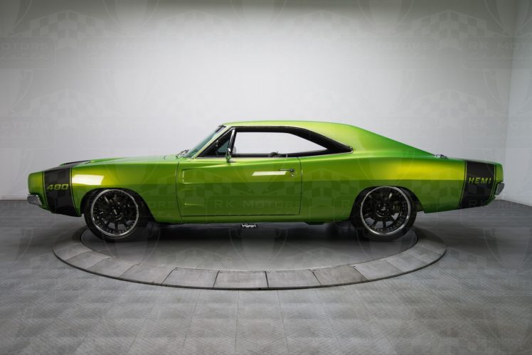 1968, Dodge, Charger, Green, Coupe, Cars, Pro, Touring HD Wallpaper Desktop Background