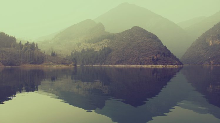 lake, Reflection, Landscapes HD Wallpaper Desktop Background
