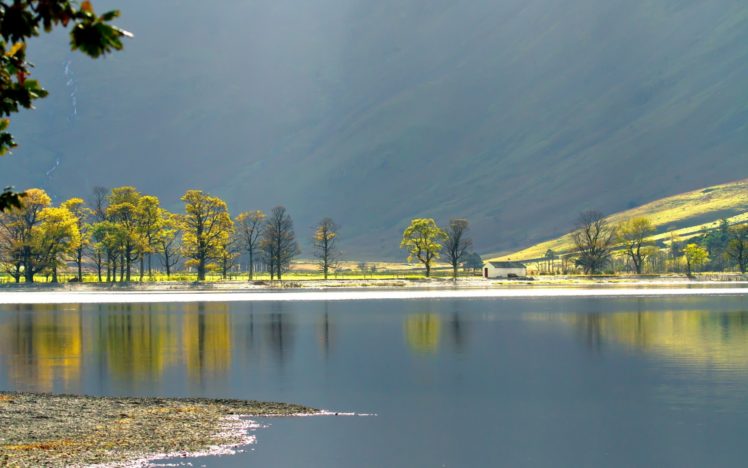 lakes, Mountains, Landscapes, Reflection HD Wallpaper Desktop Background