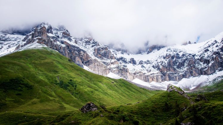 landscapes, Mountains, Snow HD Wallpaper Desktop Background