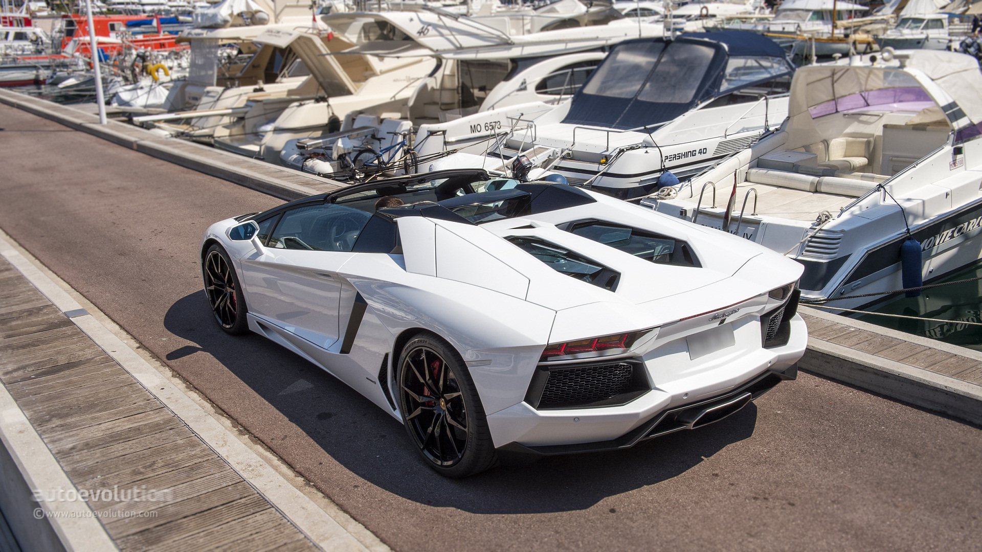 2014, Lamborghini, Aventador, Roadster, Cars, Supercars, White Wallpaper