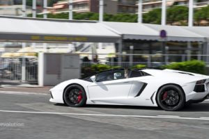 2014, Lamborghini, Aventador, Roadster, Cars, Supercars, White