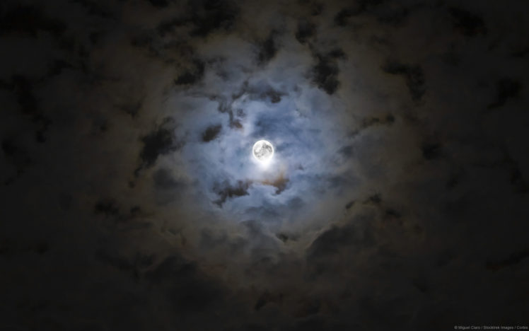 moon, Sky, Night, Clouds HD Wallpaper Desktop Background