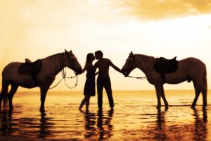 couple, Love, Mood, People, Men, Women, Horse