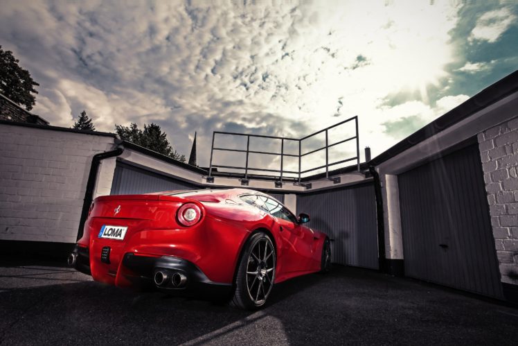 2015, Loma, Ferrari, F12, Berlinetta, Cars, Coupe, Red, Modified HD Wallpaper Desktop Background