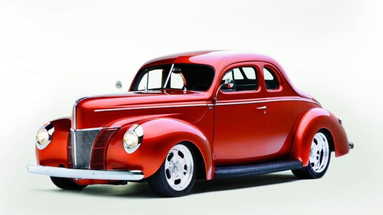 1940, Ford, Deluxe, Coupe, Street, Rod, Hot, Classic, Old, Usa,  01 HD Wallpaper Desktop Background