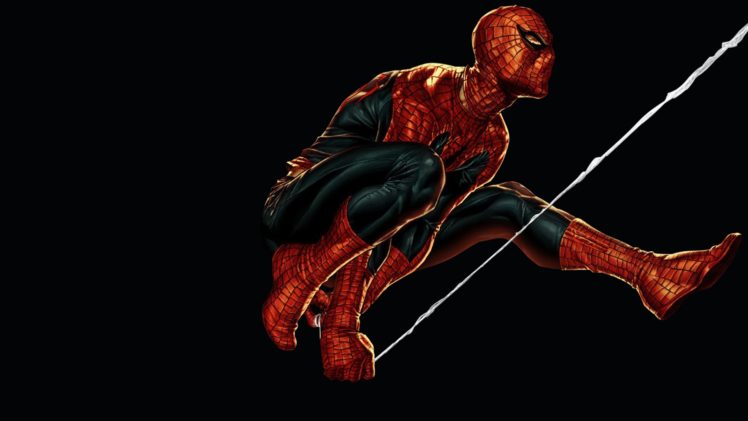 spider man, Marvel, Black, Drawing, Spiderman, Spider HD Wallpaper Desktop Background