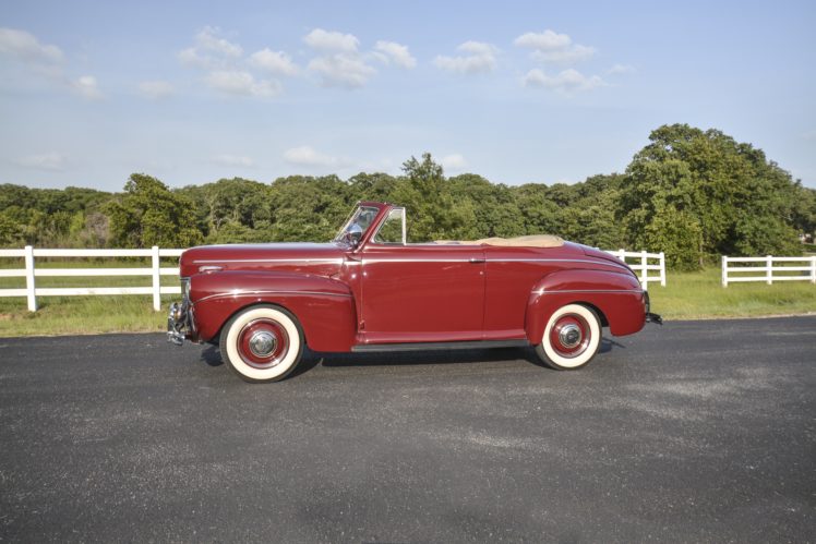 1941, Ford, Super, Deluxe, Convertible, Classic, Old, Vintage, Retro, Original, Usa,  02 HD Wallpaper Desktop Background