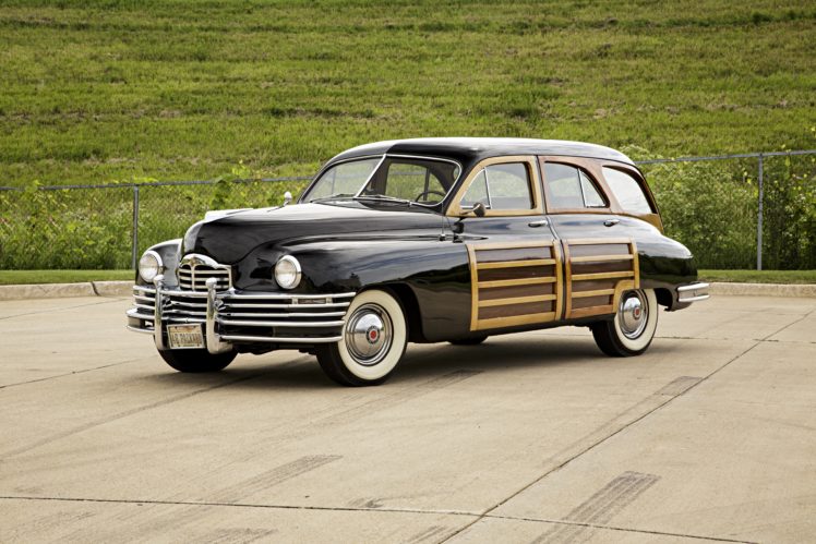 1948, Packard, Woody, Station, Wagon, Classic, Old, Vintage, Retro, Original, Usa,  01 HD Wallpaper Desktop Background
