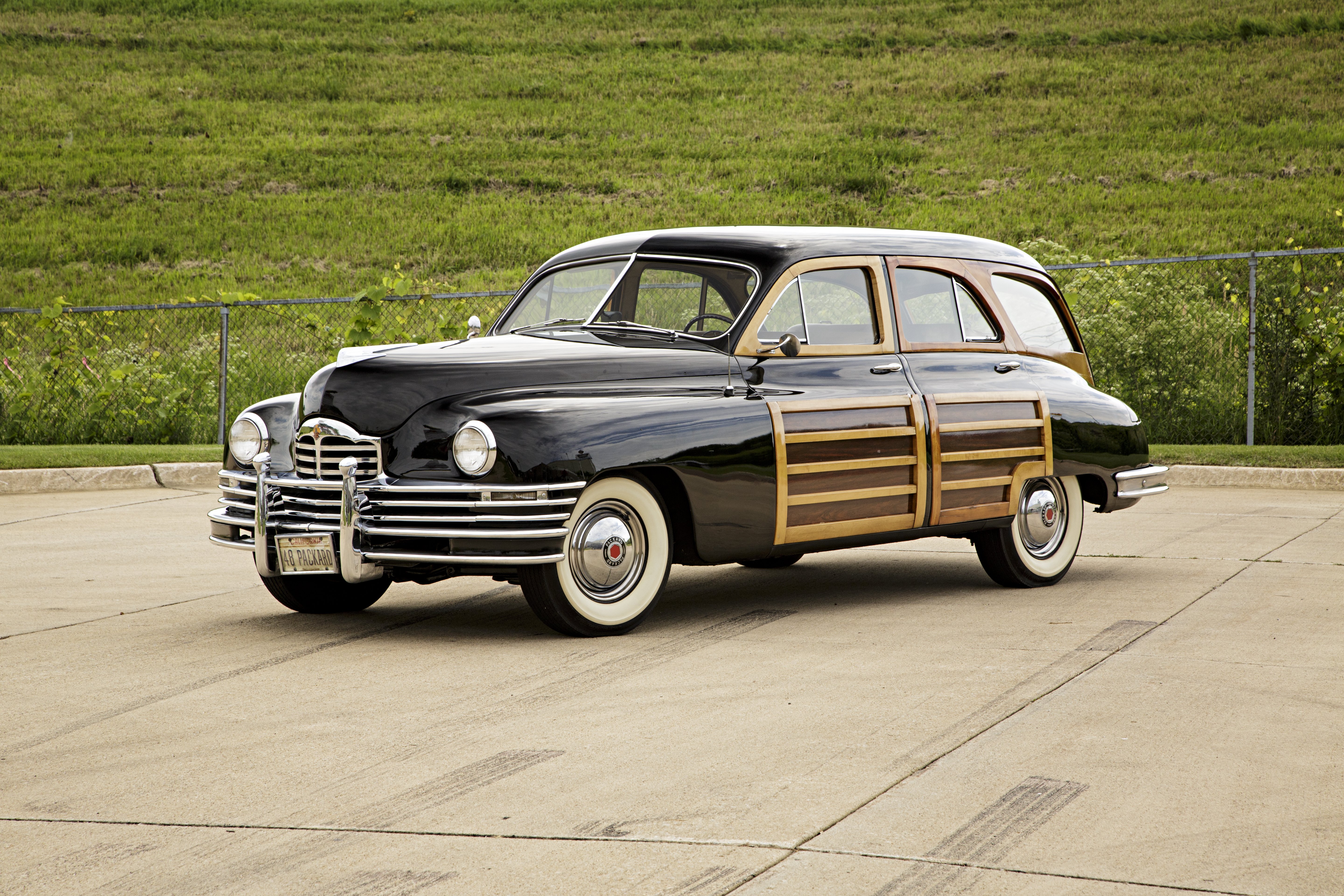 1948, Packard, Woody, Station, Wagon, Classic, Old, Vintage, Retro, Original, Usa,  01 Wallpaper