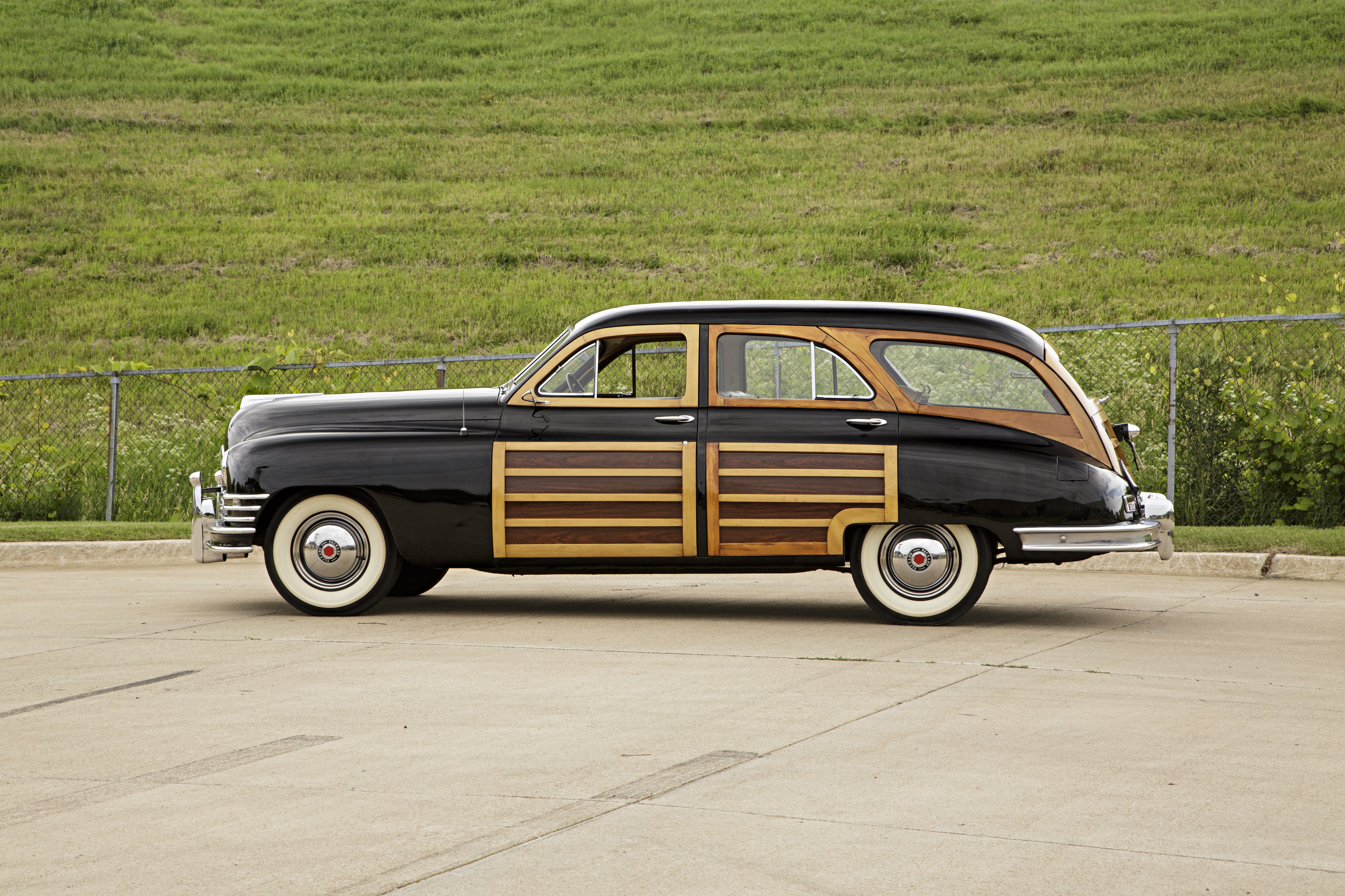 1948, Packard, Woody, Station, Wagon, Classic, Old, Vintage, Retro, Original, Usa,  02 Wallpaper