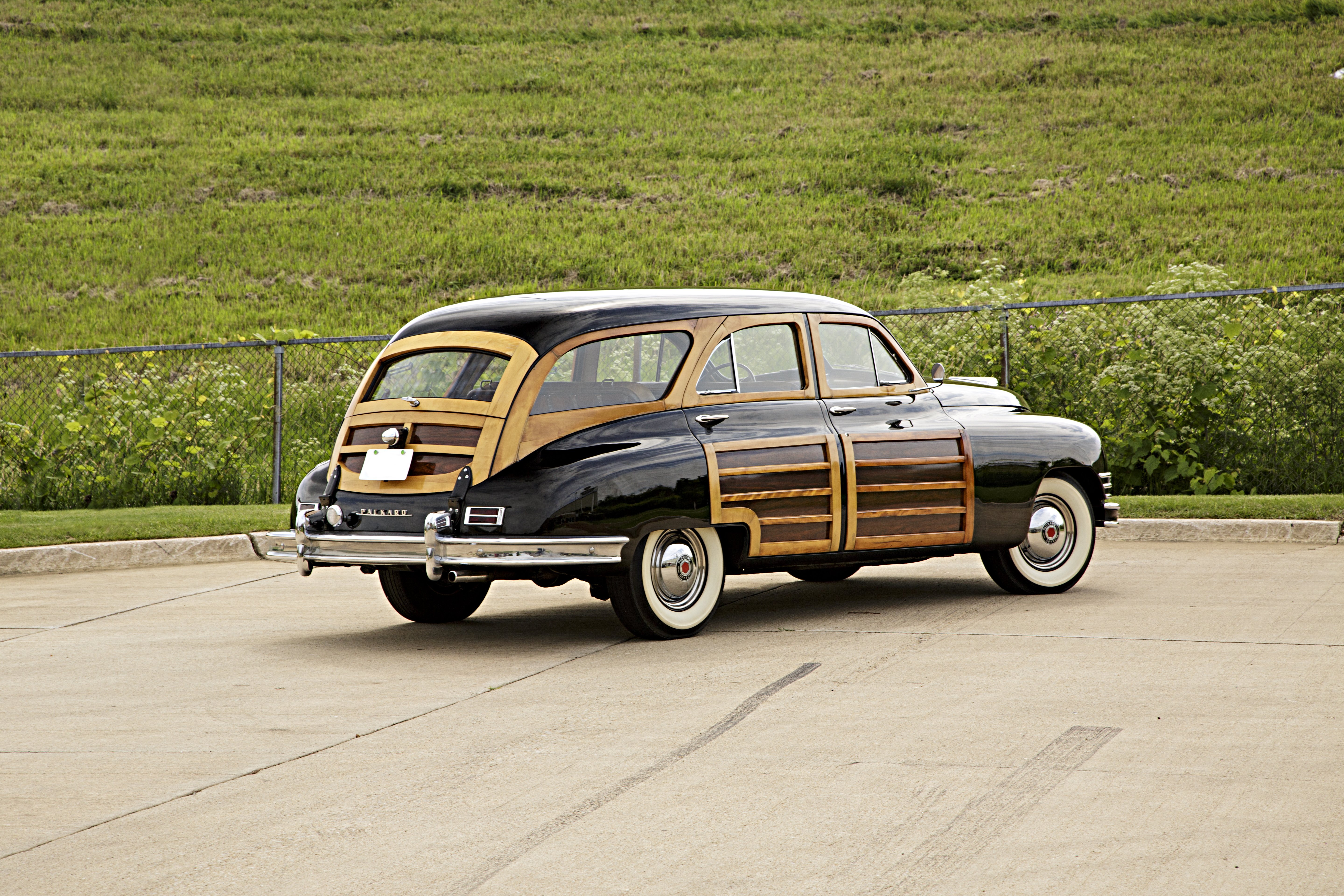 1948, Packard, Woody, Station, Wagon, Classic, Old, Vintage, Retro, Original, Usa,  03 Wallpaper