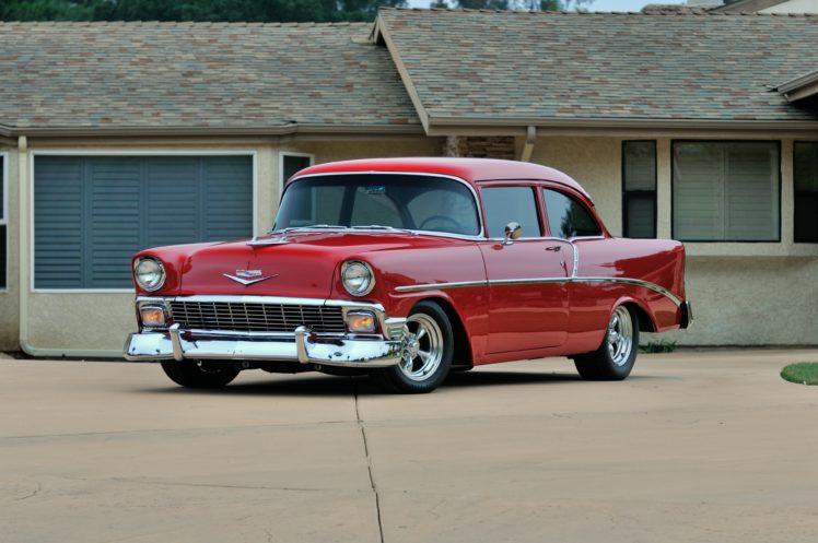 1956, Chevrolet, Chevy, 210, Coupe, Resto, Mod, Cruiser, Streetrod, Street, Rod, Usa,  01 HD Wallpaper Desktop Background