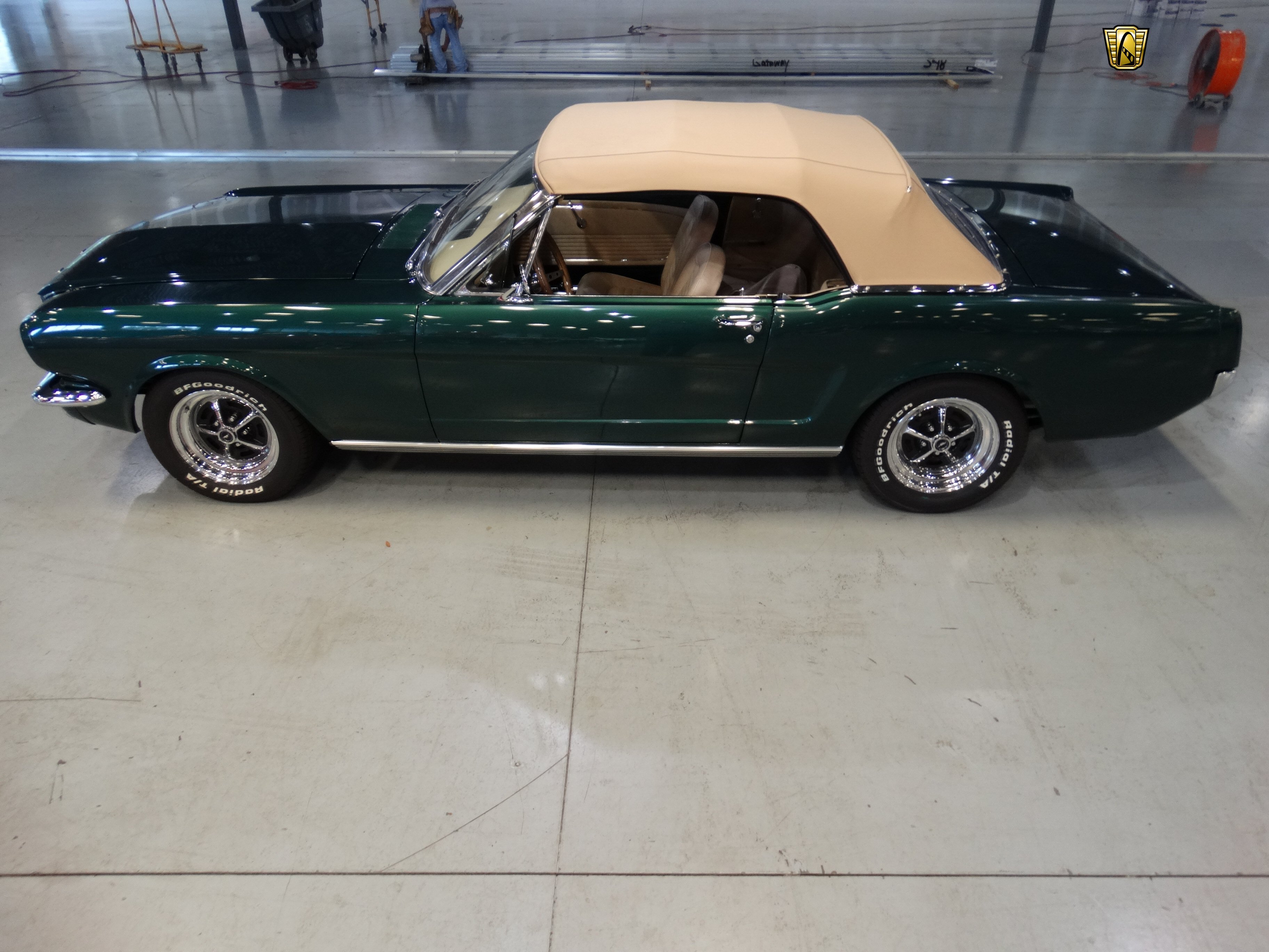 1966, Ford, Mustang, Green, Convertible, Cars Wallpaper