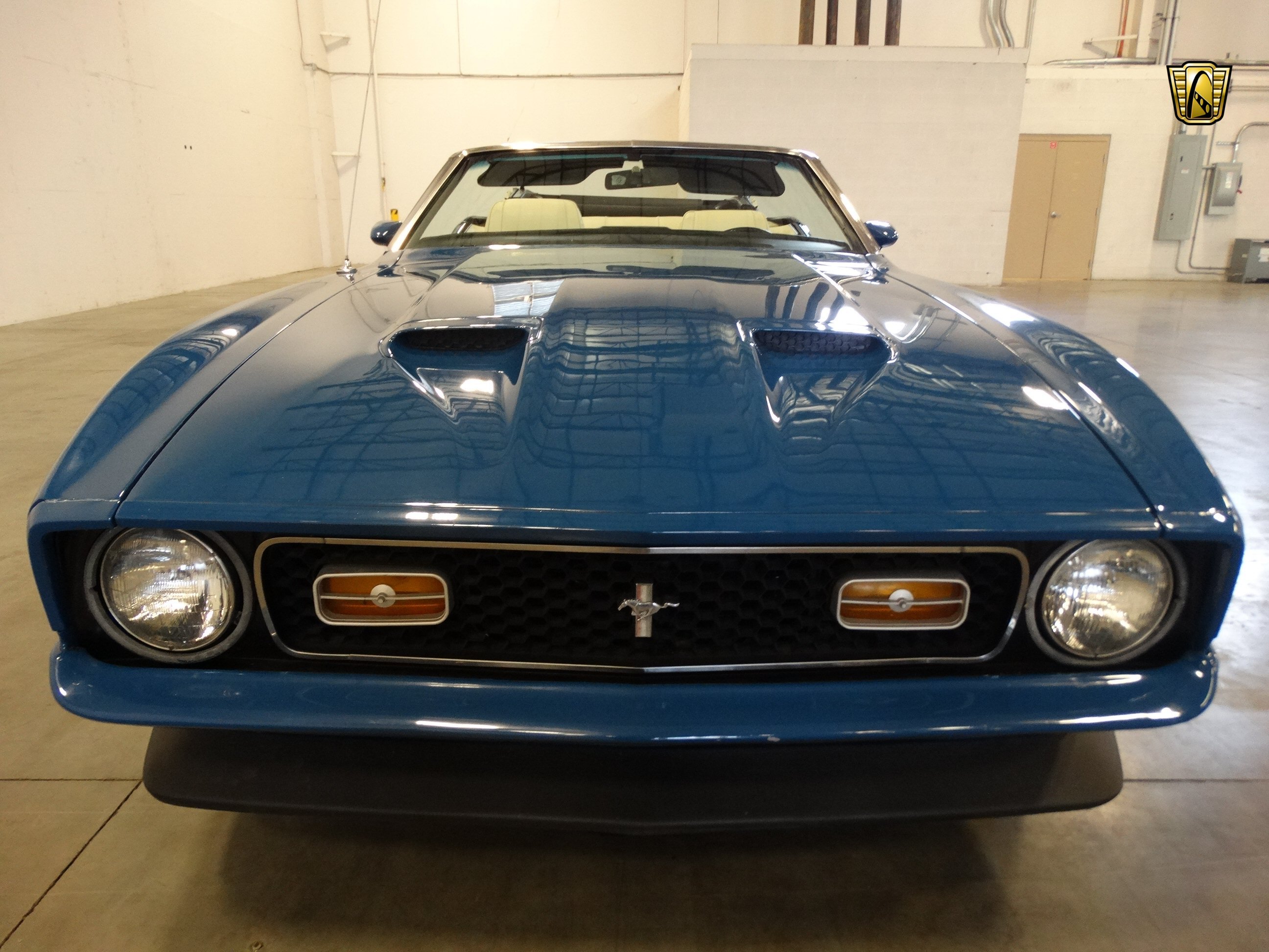 1972, Ford, Mustang, Grande, Cars, Blue Wallpaper