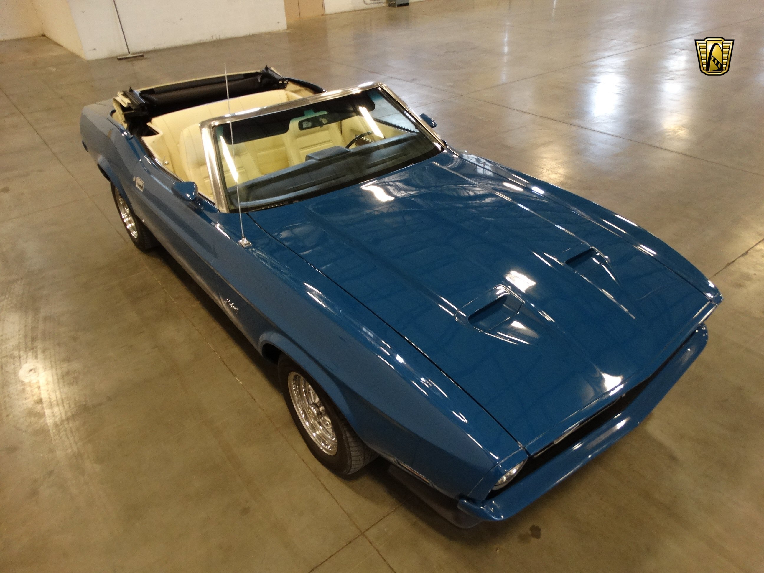 1972, Ford, Mustang, Grande, Cars, Blue Wallpaper