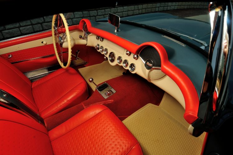 1956, Chevrolet, Corvette, Convertible, Classic, Old, Retro, Vintage, Sport, Usa,  05 HD Wallpaper Desktop Background