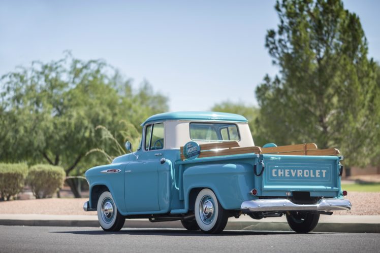 1957, Chevrolet, Chevy, 3100, Pickup, Stepside, Classic, Old, Vintage, Retro, Original, Usa,  04 HD Wallpaper Desktop Background