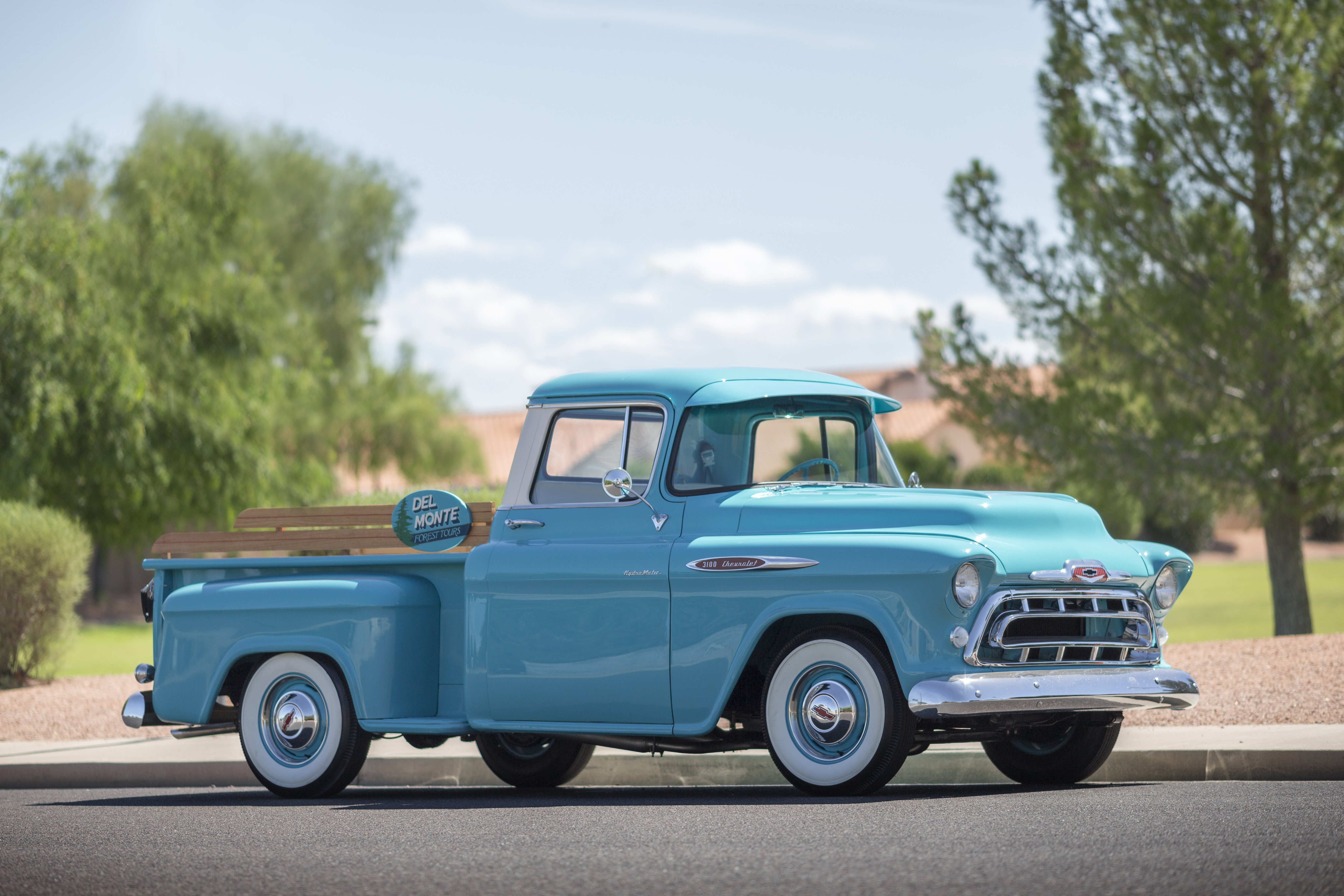 1957, Chevrolet, Chevy, 3100, Pickup, Stepside, Classic, Old, Vintage, Retro, Original, Usa,  08 Wallpaper