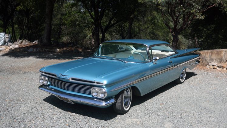 1959, Chevrolet, Chevy, Impala, Coupe, Hardtop, Custom, Resto, Mod, Street, Rod, Hot, Usa,  01 HD Wallpaper Desktop Background