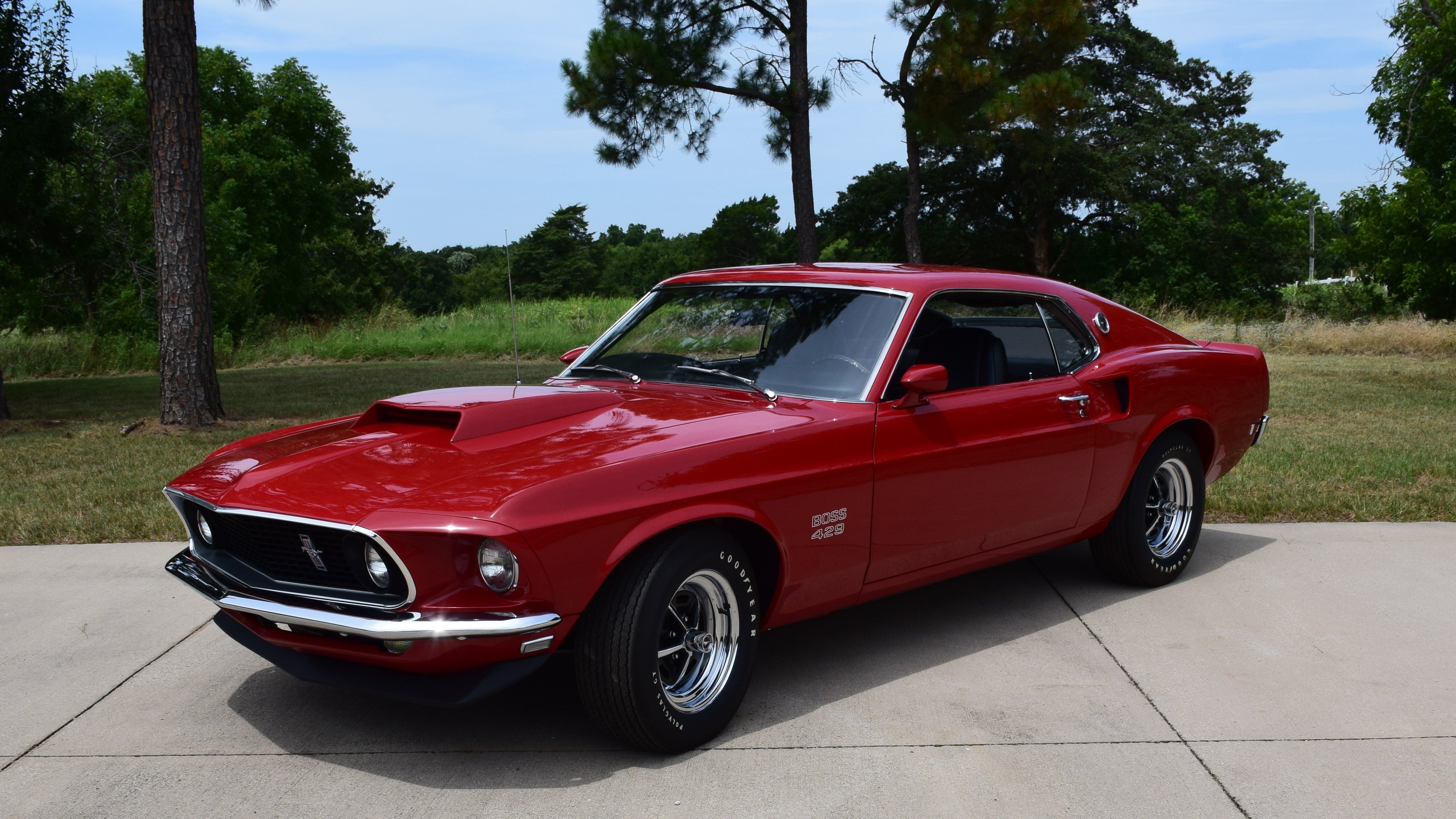 1969, Ford, Mustang, Boss, 429, Fastback, Muscle, Classic, Old, Original, Usa,  01 Wallpaper
