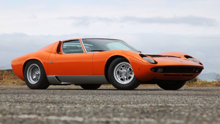 1969, Lamborghini, Miura, P400 s, Exotic, Classic, Supercar, Italy,  01 HD Wallpaper Desktop Background