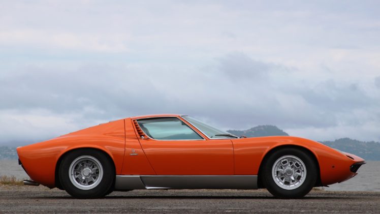 1969, Lamborghini, Miura, P400 s, Exotic, Classic, Supercar, Italy,  02 HD Wallpaper Desktop Background