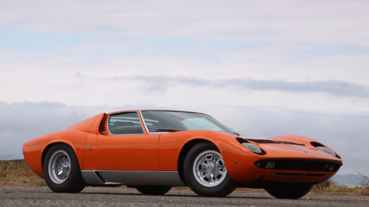 1969, Lamborghini, Miura, P400 s, Exotic, Classic, Supercar, Italy,  08 HD Wallpaper Desktop Background