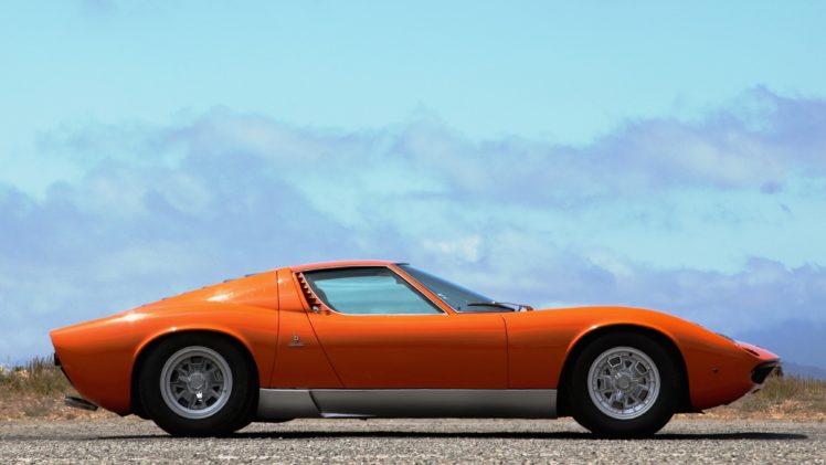 1969, Lamborghini, Miura, P400 s, Exotic, Classic, Supercar, Italy,  11 HD Wallpaper Desktop Background