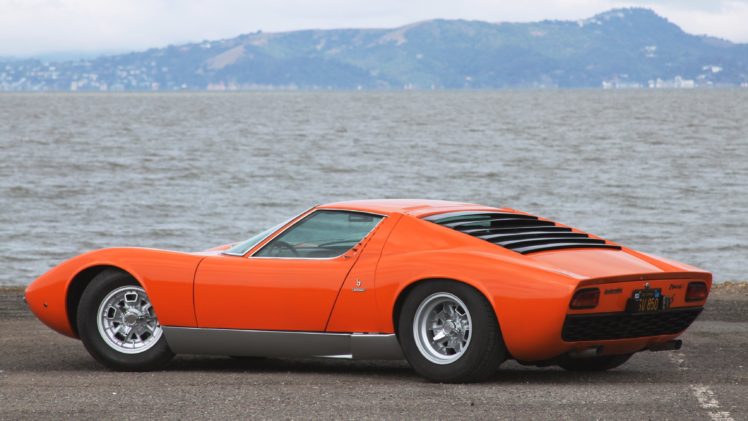 1969, Lamborghini, Miura, P400 s, Exotic, Classic, Supercar, Italy,  20 HD Wallpaper Desktop Background