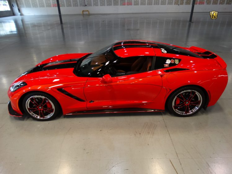2014, Chevrolet, Corvette, 3 lt, Z51, Stingray, Cars, Coupe, Red HD Wallpaper Desktop Background