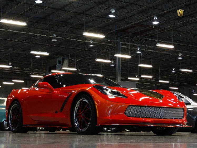 2014, Chevrolet, Corvette, 3 lt, Z51, Stingray, Cars, Coupe, Red HD Wallpaper Desktop Background