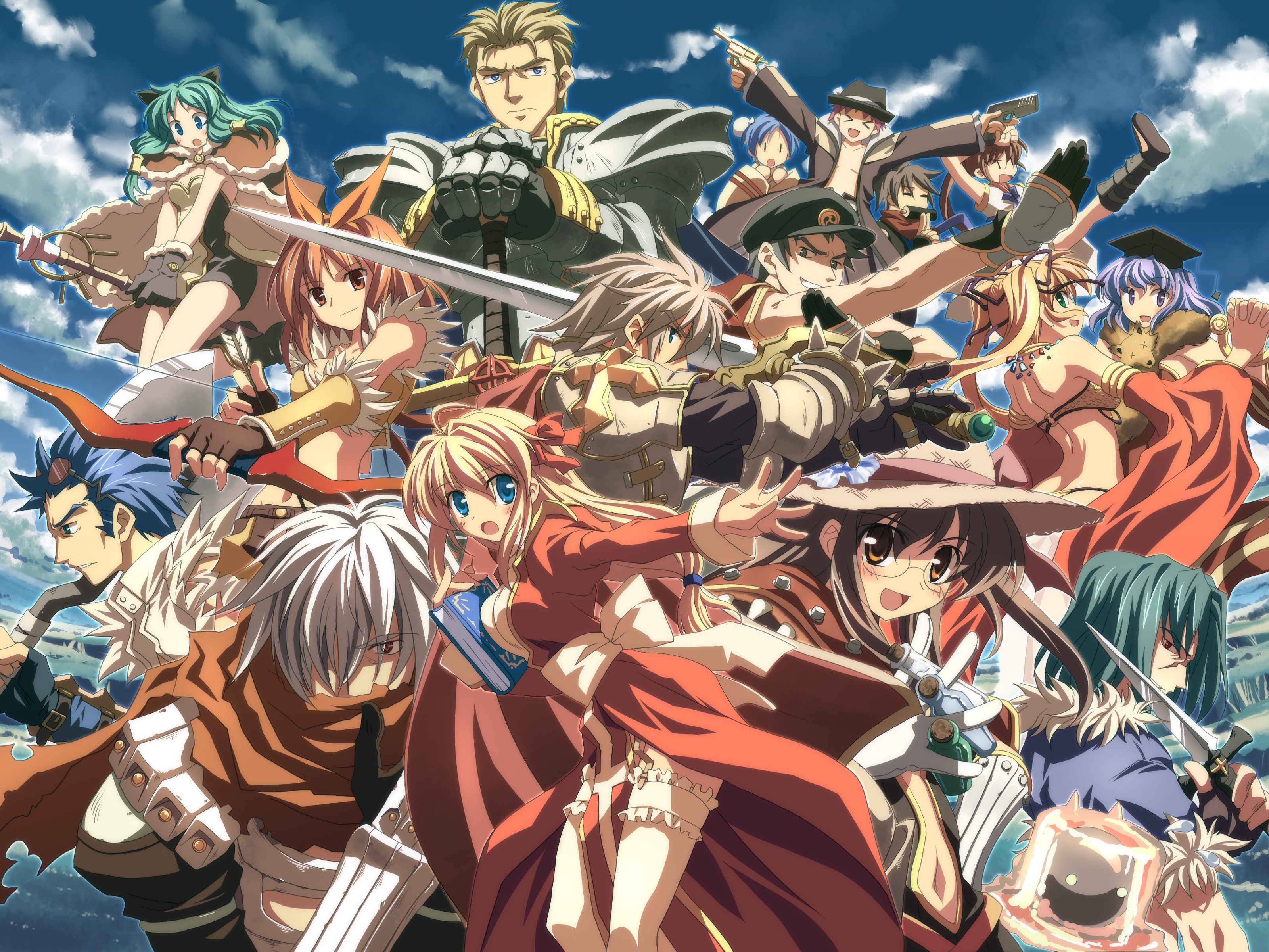 creator, Ragnarok, Online, Sniper,  ragnarok, Online , Sword, Weapon, Yuuki, Tatsuya Wallpaper