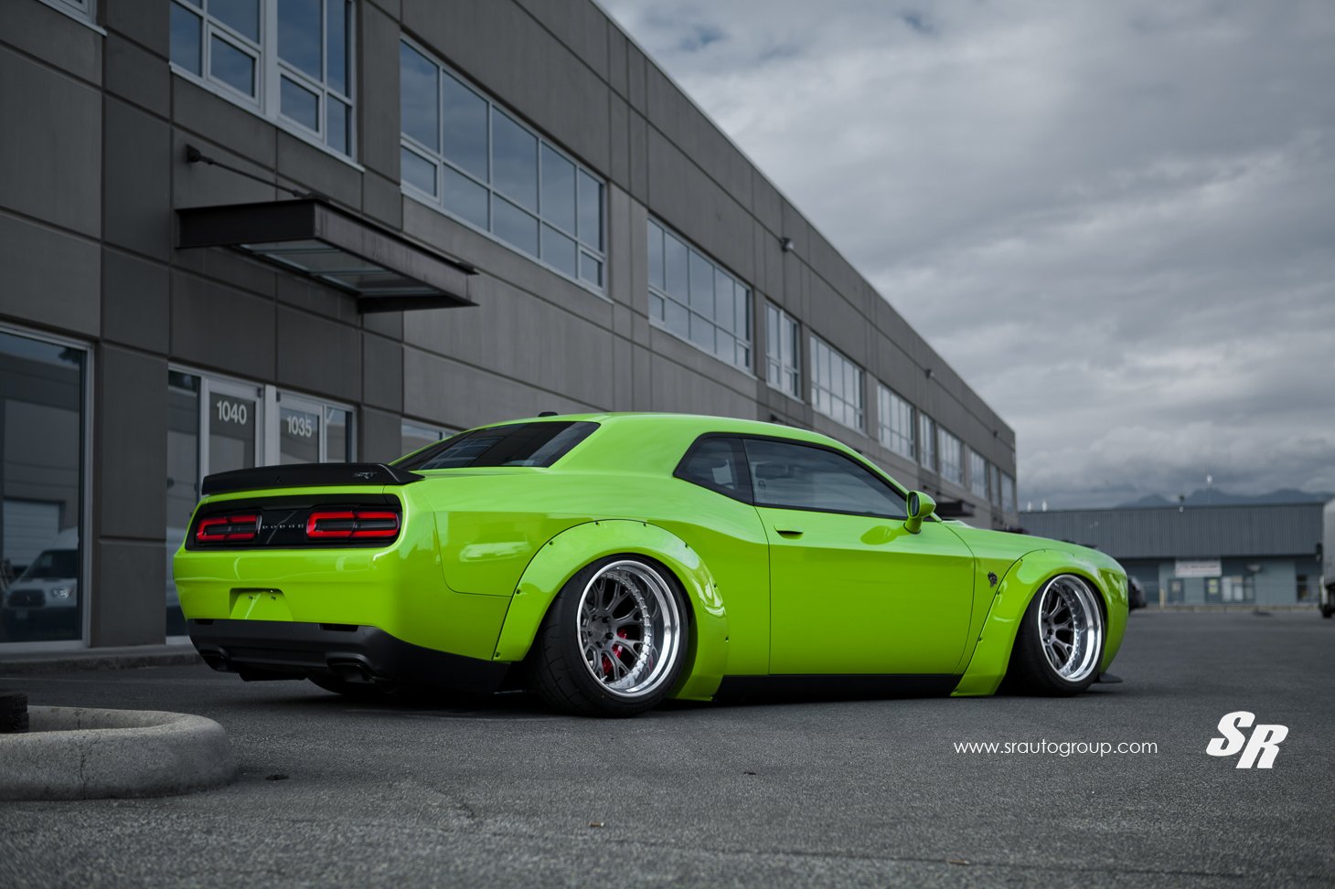 dodge, Challenger, Bodykit, Cars, Modified, Green Wallpaper