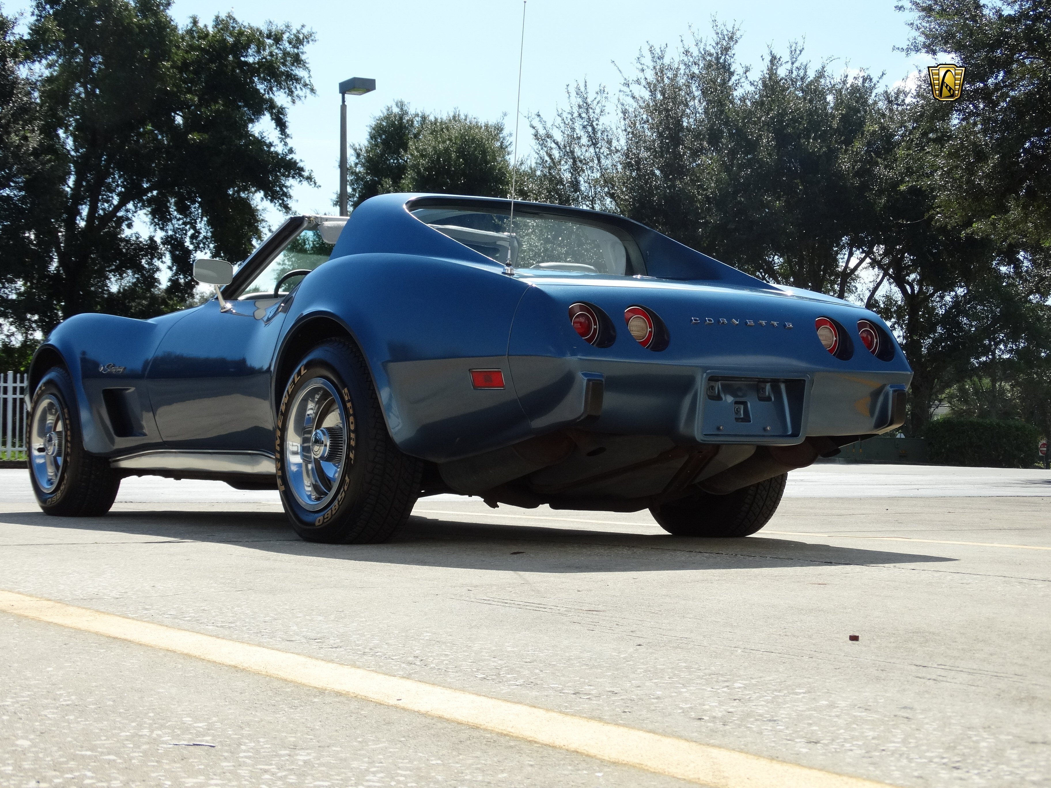 1975, Chevrolet, Classic, Corvette, Muscle, Old, Original, Ray, Sting, Usa, Blue Wallpaper