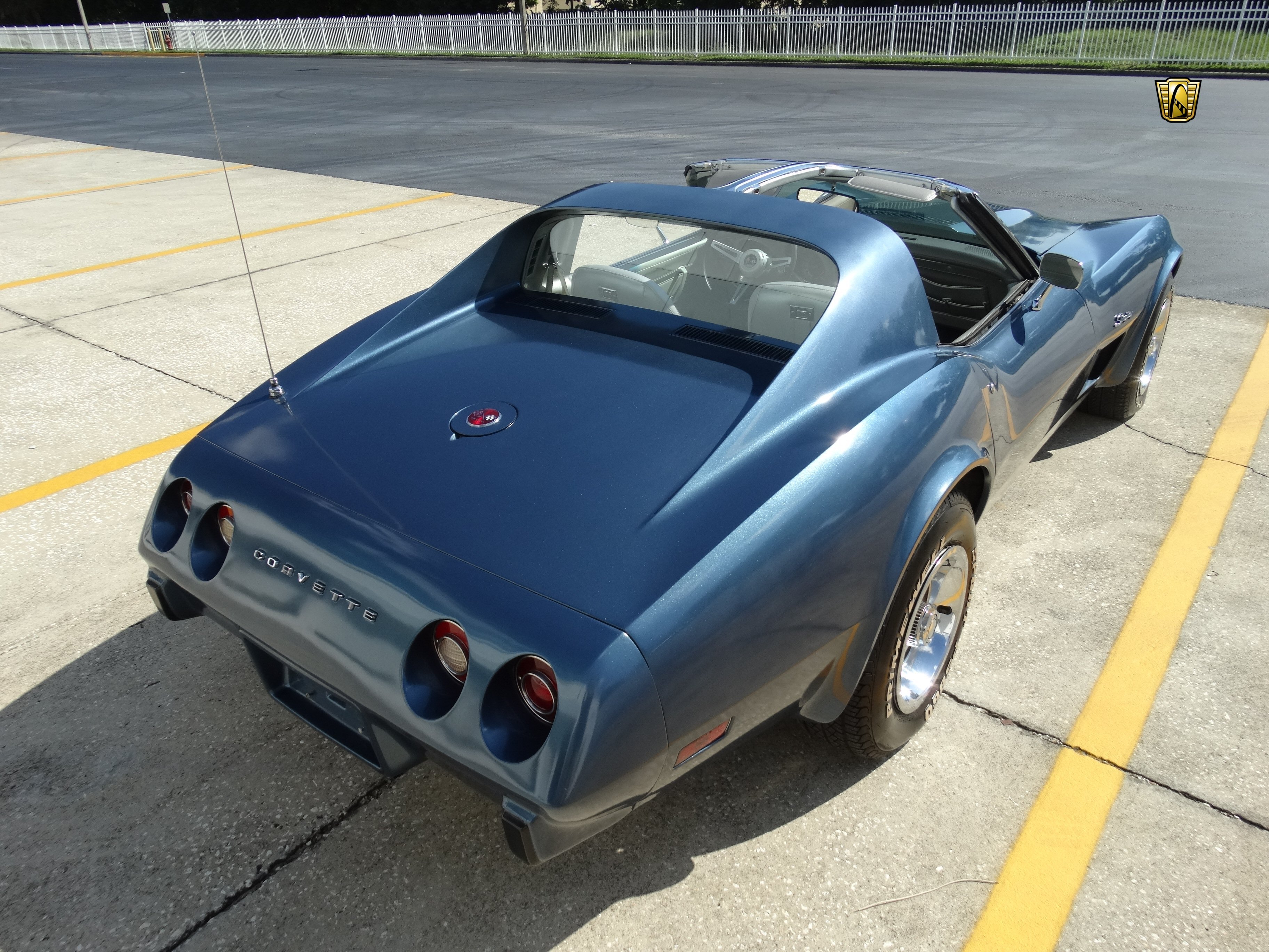 1975, Chevrolet, Classic, Corvette, Muscle, Old, Original, Ray, Sting, Usa, Blue Wallpaper