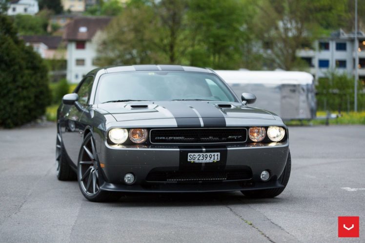 dodge, Challenger, Srt, 392, Hemi, Vossen, Wheels, Cars HD Wallpaper Desktop Background