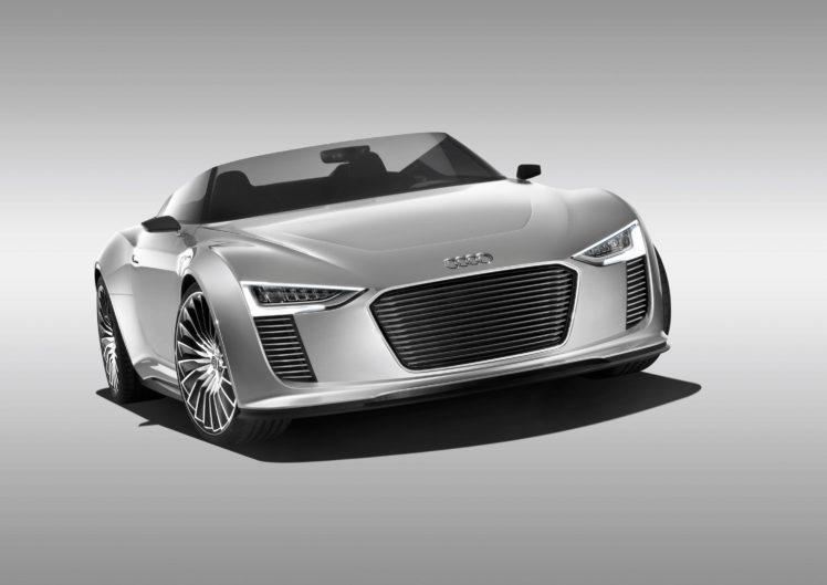 2010, Audi, E tron, Spyder, Concept HD Wallpaper Desktop Background
