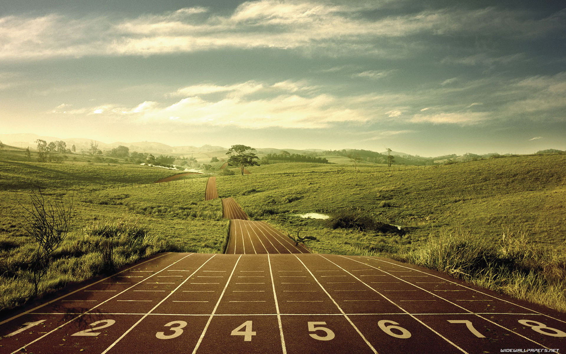 nature, Running, Jogging, Track Wallpaper
