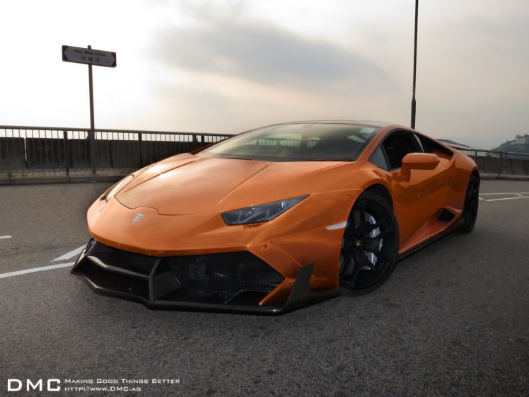 dmc, Lamborghini, Huracan, Cars, Supercars, Orange, Modified HD Wallpaper Desktop Background
