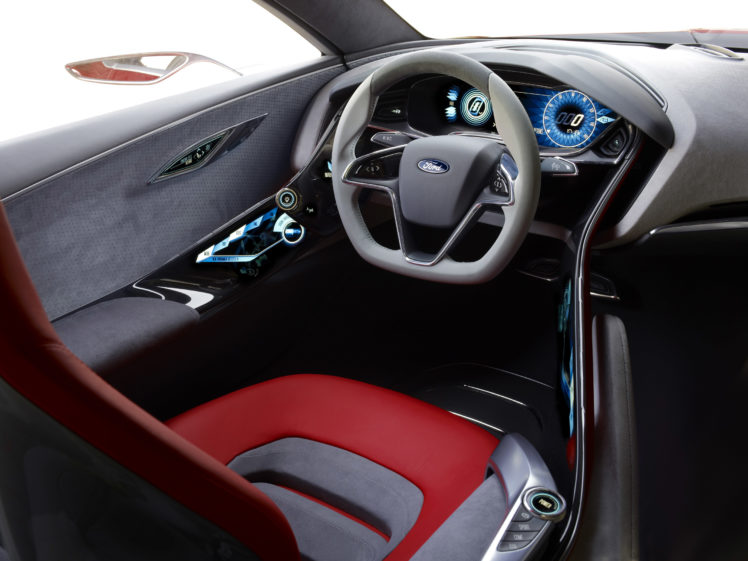 2011, Ford, Evos, Concept, Interior HD Wallpaper Desktop Background