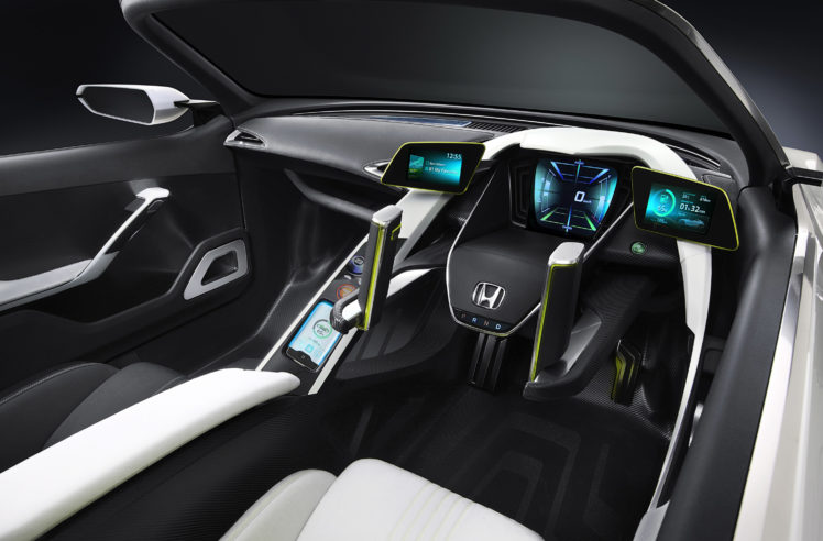 2011, Honda, Ev ster, Concept, Interior, Dash, Steering HD Wallpaper Desktop Background