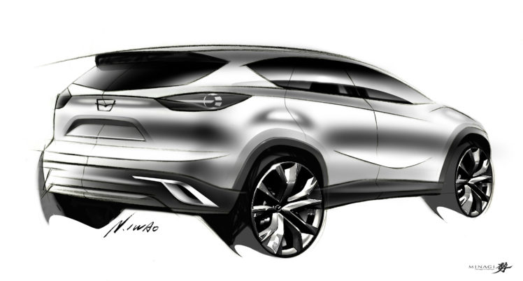 2011, Mazda, Minagi, Concept, Suv, Art, Drawing, Sketch HD Wallpaper Desktop Background